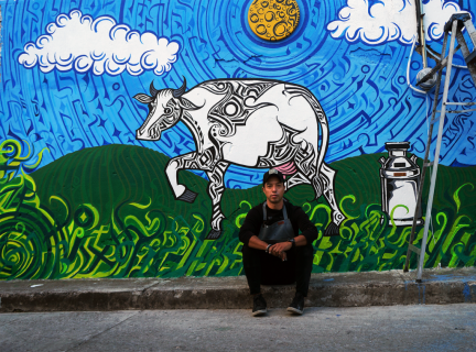 Colori Chipilo: Ivano Galeazzi y sus murales